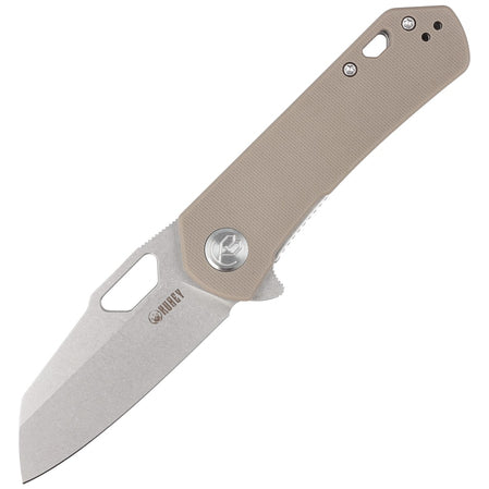 Kubey Duroc Coltello di chiusura, tan g10