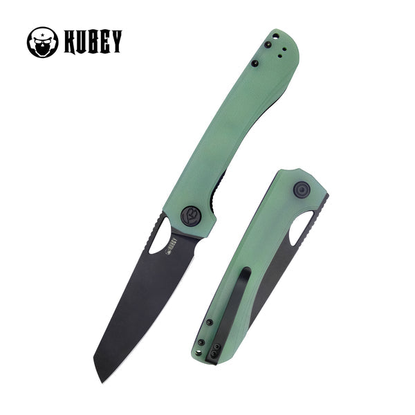 Kubey Elang coltello di chiusura, jade & black