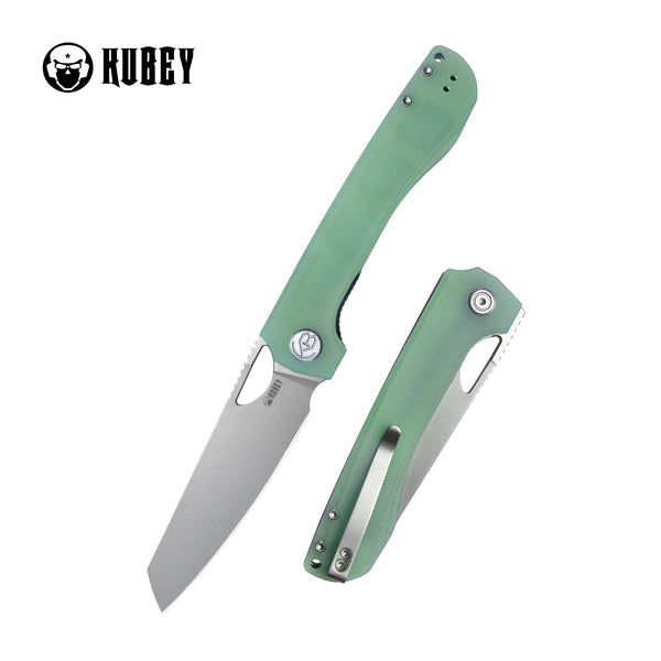 Kubey Elang coltello di chiusura, jade g10
