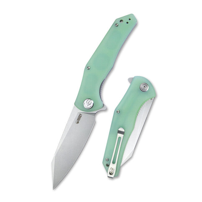 Kubey Flash coltello, acciaio aus 10, giada