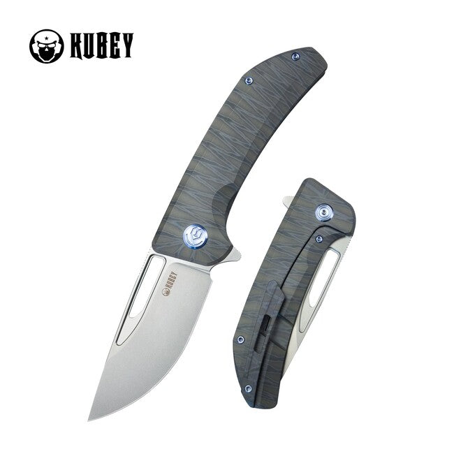 Kubey Hyperion Flame Titan coltello