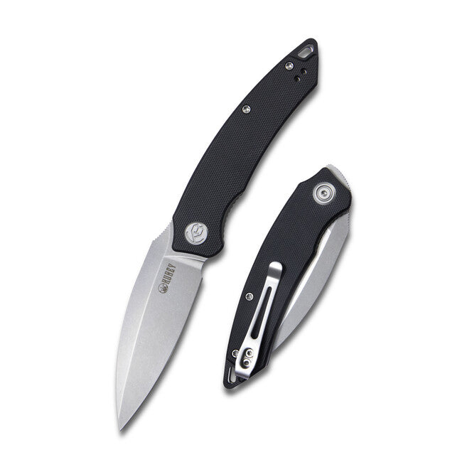 Kubey Leaf coltello di chiusura, black g10