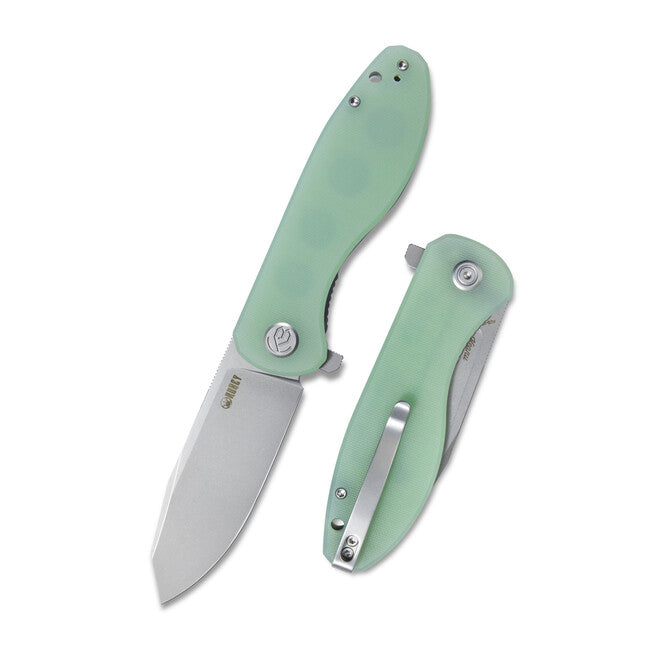 Kubey Master Chief coltello di chiusura, jade g10