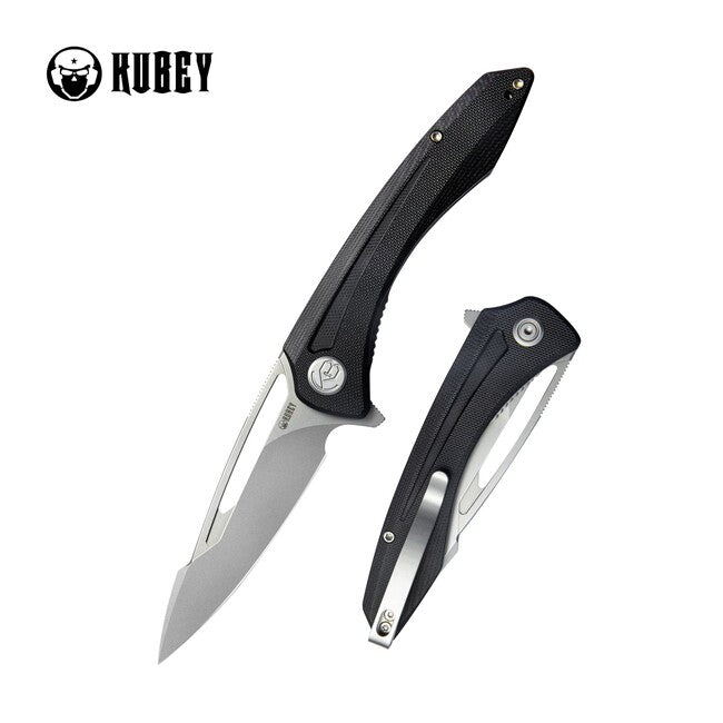 Kubey Merced coltello da chiusura, nero g10