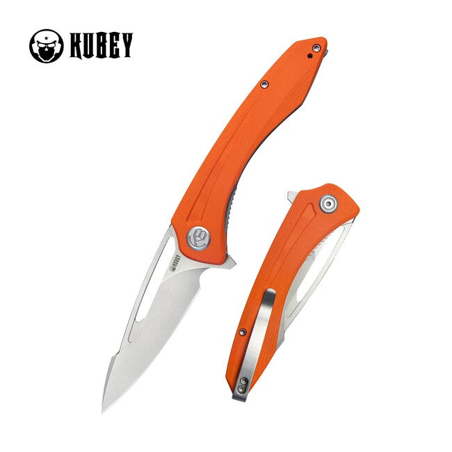 Kubey Merced coltello da chiusura, orange g10