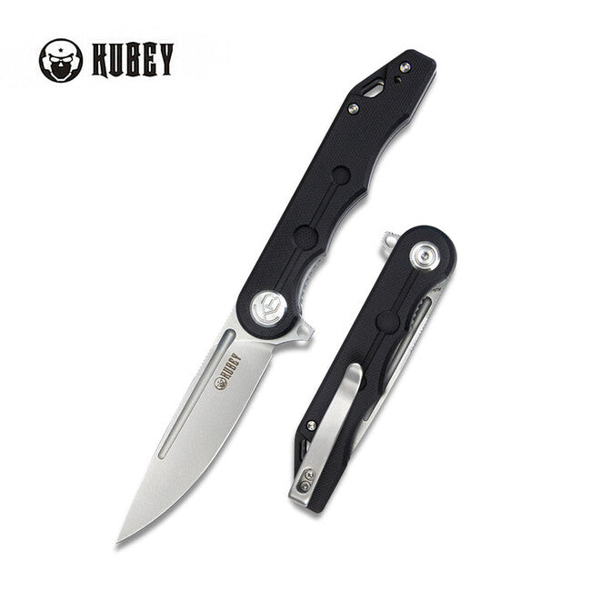 Kubey Mizo coltello da chiusura, nero G10