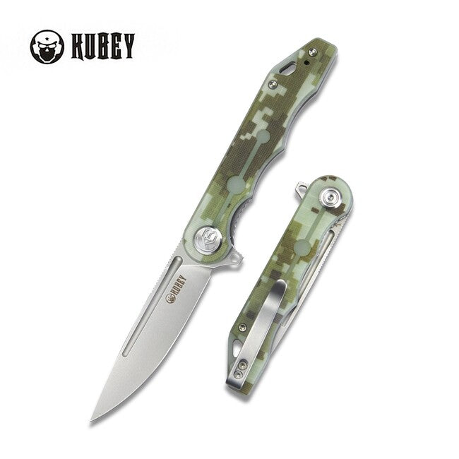Kubey Mizo Coltello da chiusura Camo G10