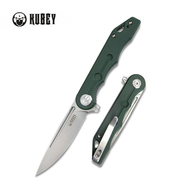Kubey Mizo coltello pieghevole, verde G10