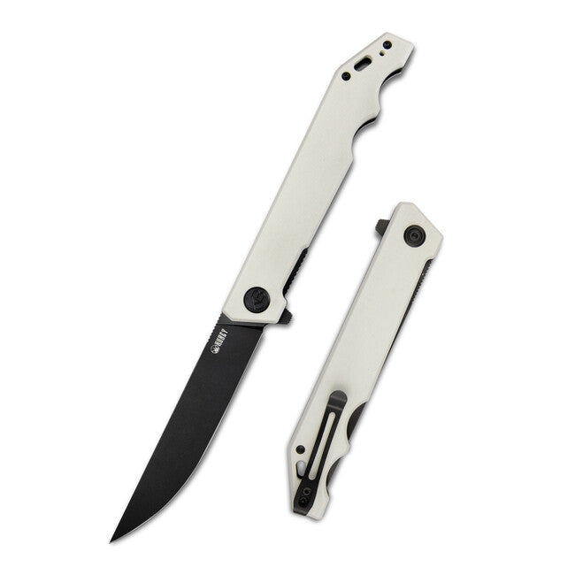 Kubey Pylades coltello di chiusura, avorio/nero