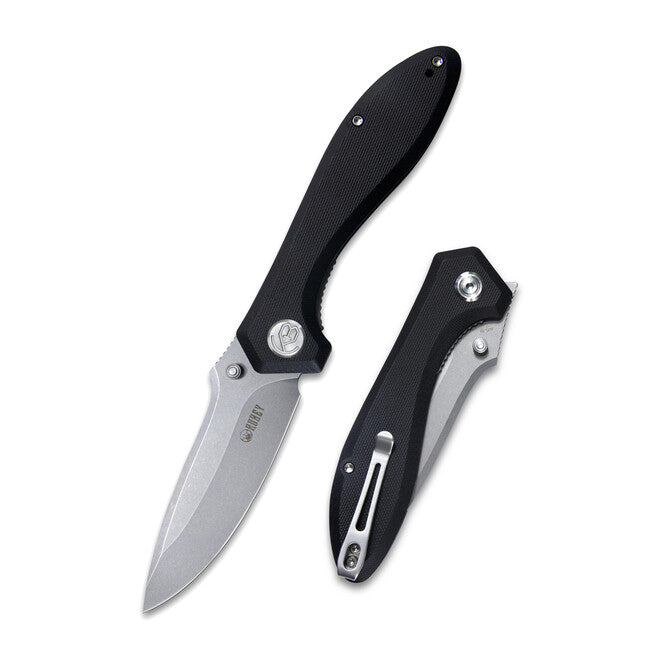 Kubey Ruckus coltello da chiusura, nero g10