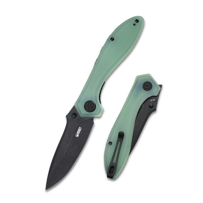 Kubey Ruckus coltello di chiusura, jade & black