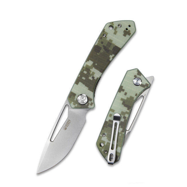 Kubey Thalia coltello di chiusura, camo g10