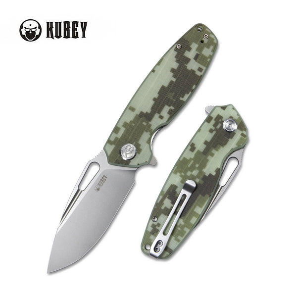 Kubey Tityus coltello di chiusura Camo g10