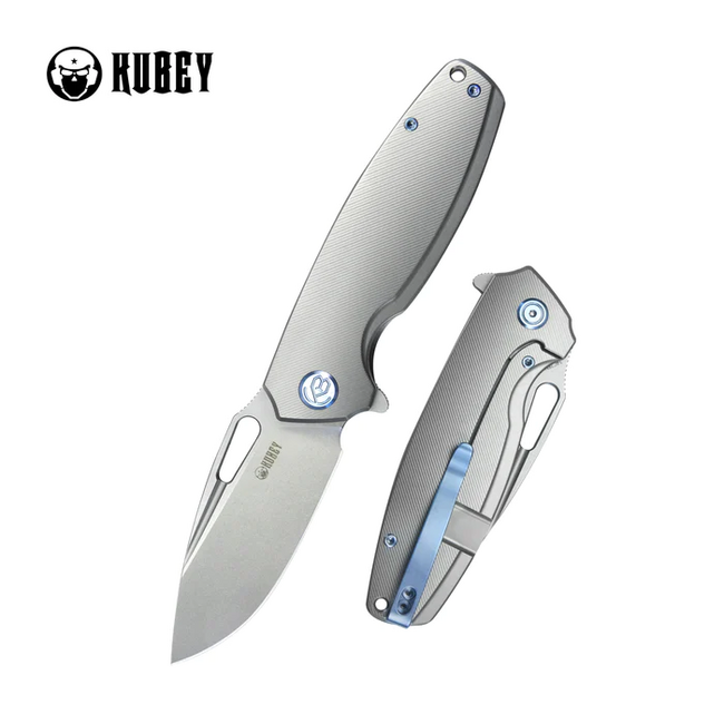 Kubey Tityus ContouRed coltello di chiusura Titanio
