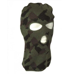 Mil-Tec Κουκούλα 3 Οπές Camo Woodland
