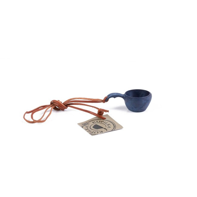 Kupilka 1 mini tazza con cordino in pelle, blu