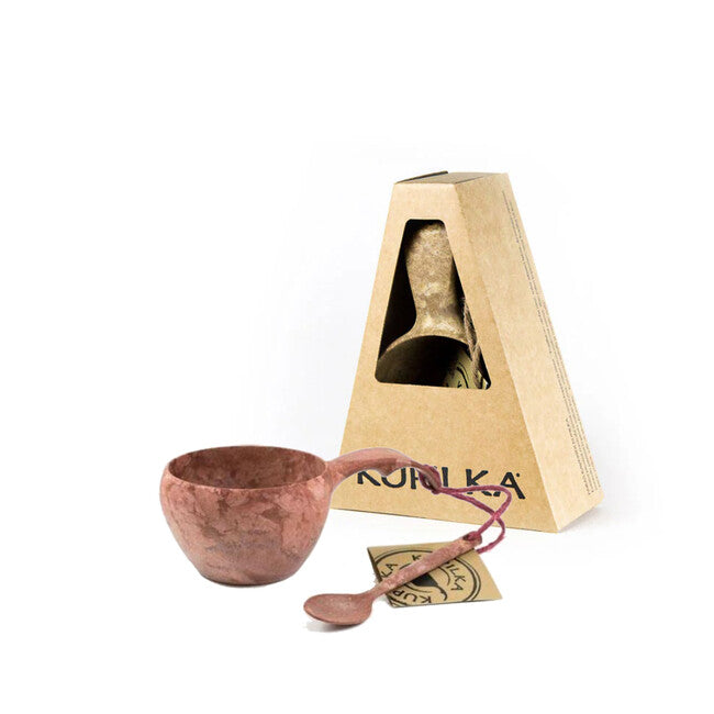 Kupilka 21 tazza classica con cucchiaio, rosso