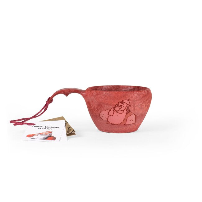 Kupilka 37 tazza grande per bambini con babbo natale, rosso
