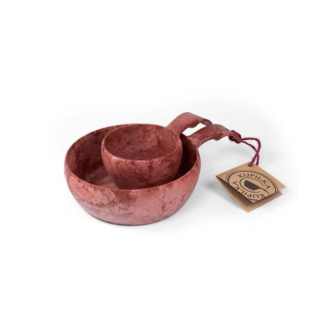 KUPILKA 55 + 21 Bowl and Cup Set, Red