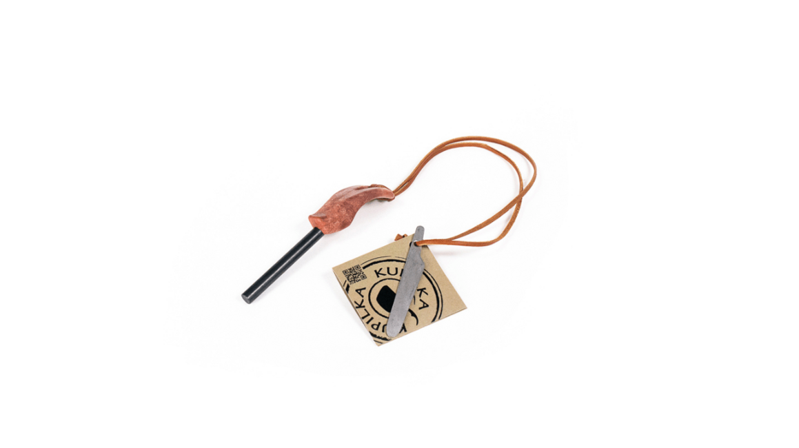 Kupilka FS8R Firesteel 8 sedia, 124mm, rosso