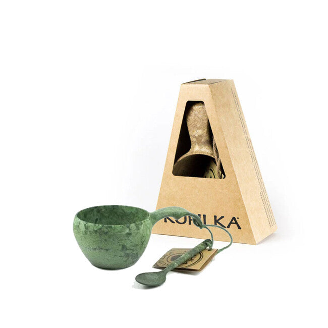 Kupilka Tazza con cucchiaio, 210 ml, verde