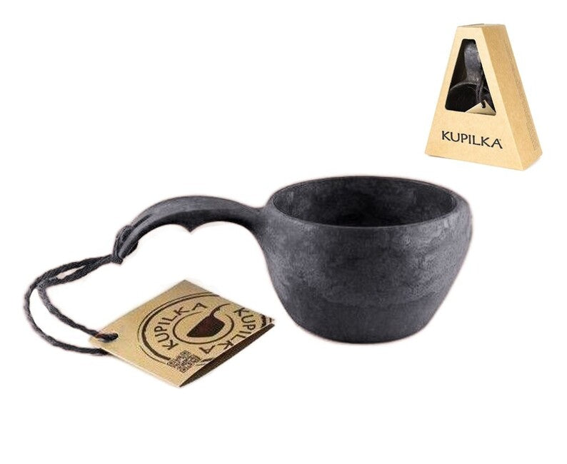 Kupilka 12 Junior Cup tazza per bambini con confezione, nera