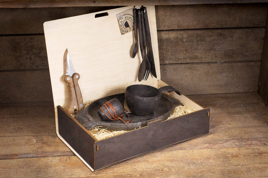 Kupilka Platinum Black set di stoviglie, nero