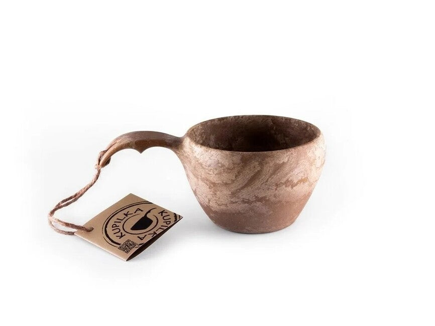 Kupilka set di posate con tazza 370 ml, marrone