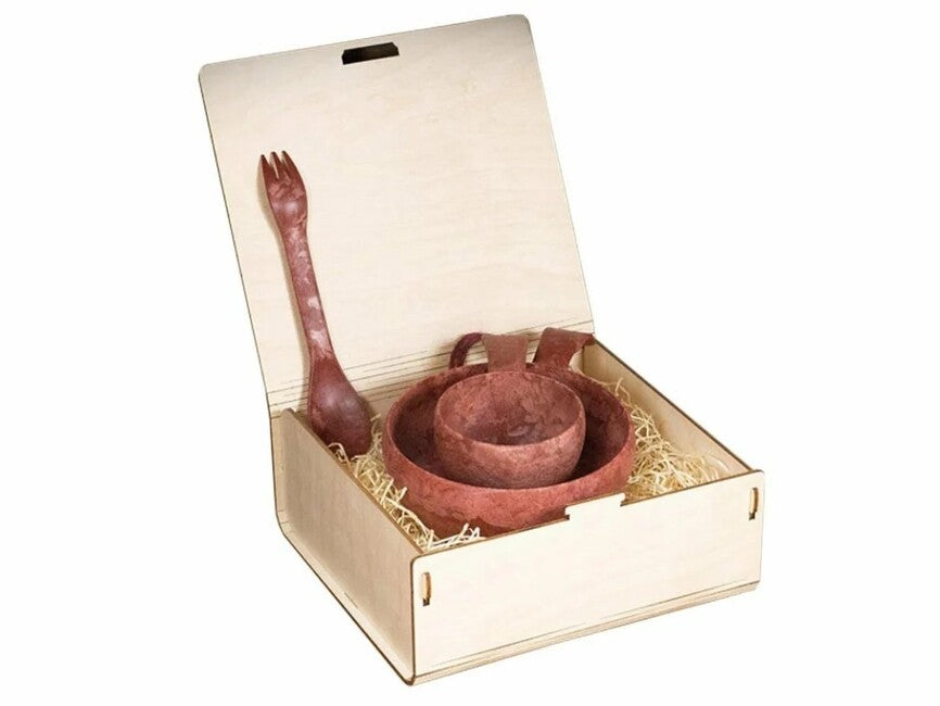 Kupilka Set di piatti, rosso