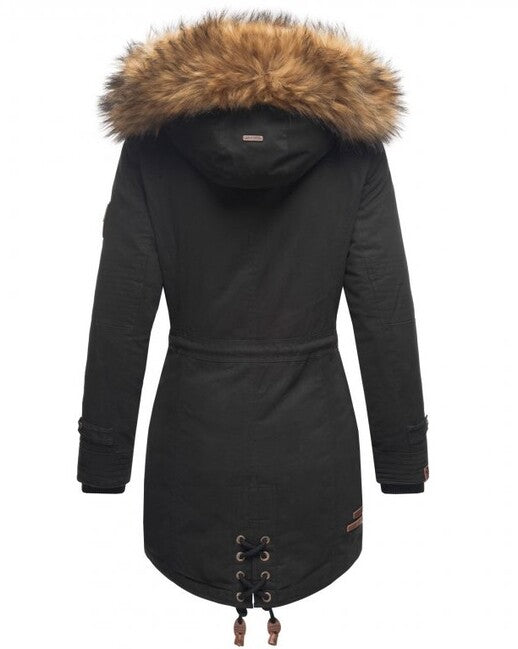 Marikoo La Viva Princess giacca invernale da donna con cappuccio, vino