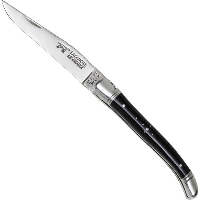 Laguiole le Fidele Coltello tascabile Laguiole Bufallo Horn Kl 90 mm