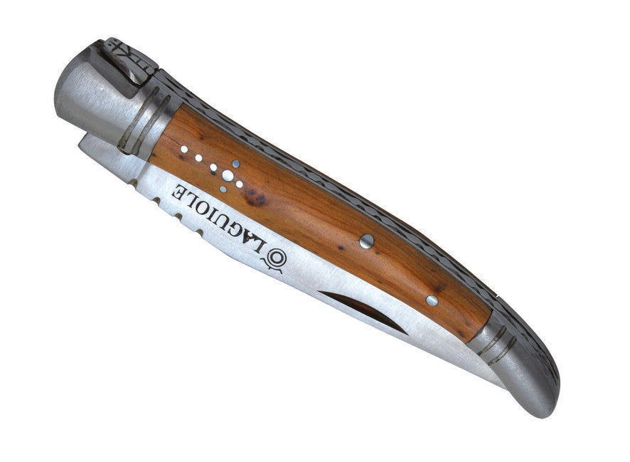 Laguiole DUB018 coltello lama 11 cm acciaio 440 manico in ginepro