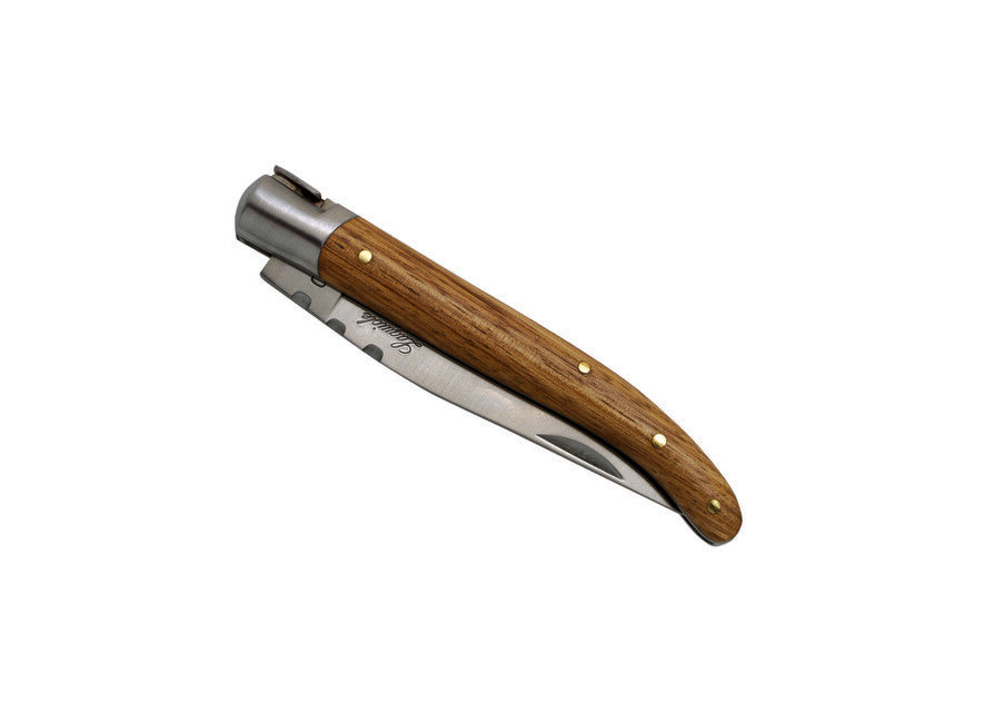 Laguiole DUB092 coltello lama 11 cm manico in frassino