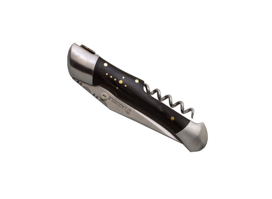 Laguiole DUB212 coltello cavatappi, con manico in stamina nera