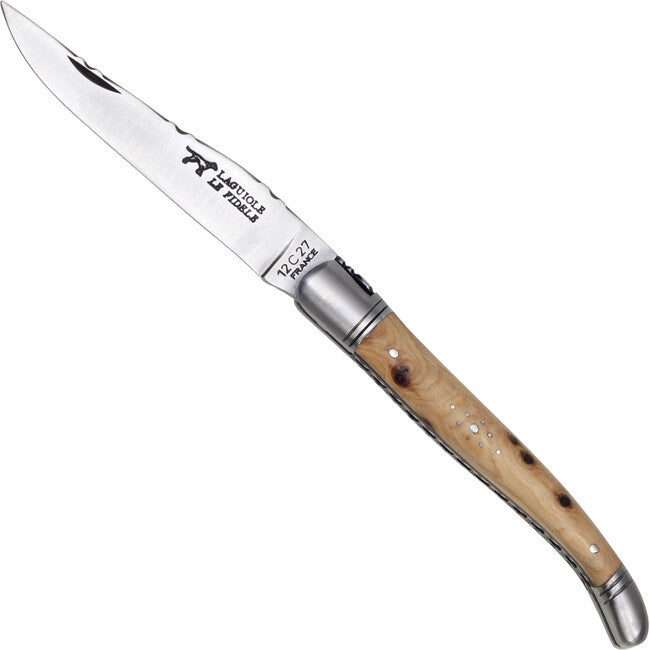 Laguiole le Fidele Coltello tascabile Laguiole geschmiedet Wacholderholz