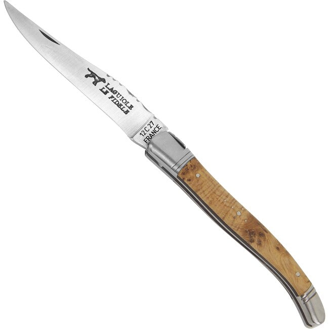 Laguiole le Fidele Coltello tascabile Laguiole Wacholderholzgriff