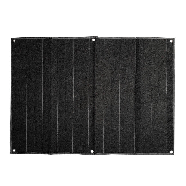 WARAGOD Coperta a pannelli grandi in velcro con 6 occhielli, nero