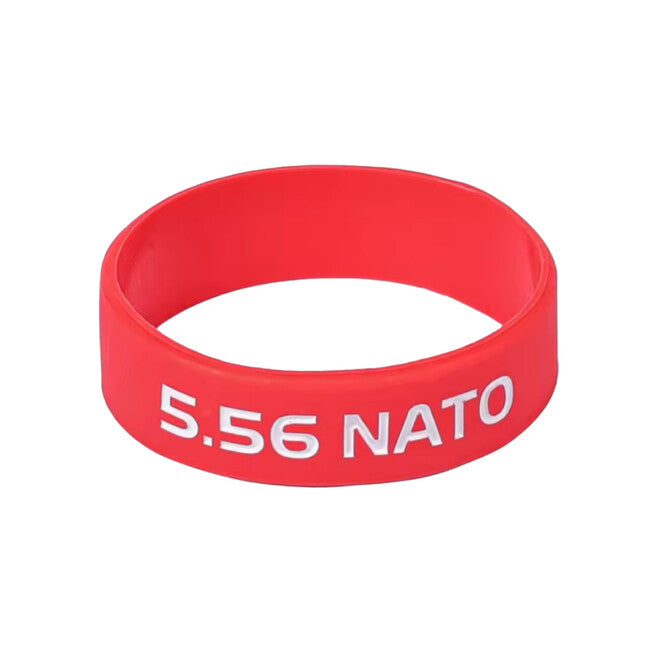 Leguon Volt nastro elastico per identificazione del caricatore 5.56 mm, rosso-bianco