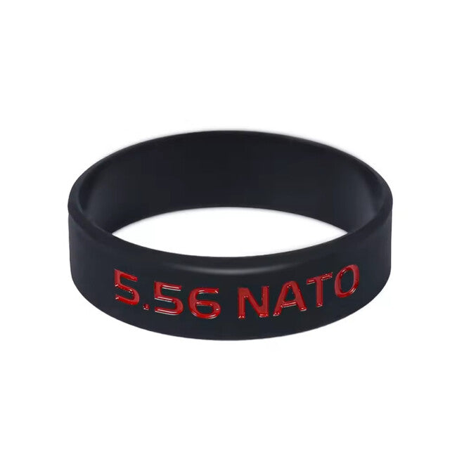 Leguon Volt nastro elastico per identificazione del caricatore 5.56 mm, nero-rosso