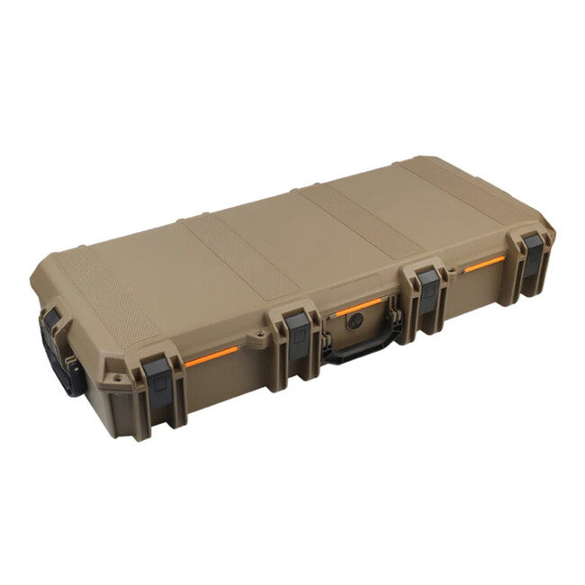 Leguon Bastion custodia tattica impermeabile e antiurto per armi con ruote e serrature di sicurezza, coyote