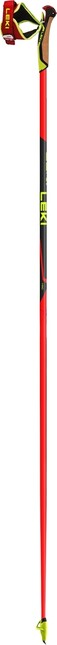 Leki HRC marathon bastoncini da sci, rosso brillante-giallo neon-nero