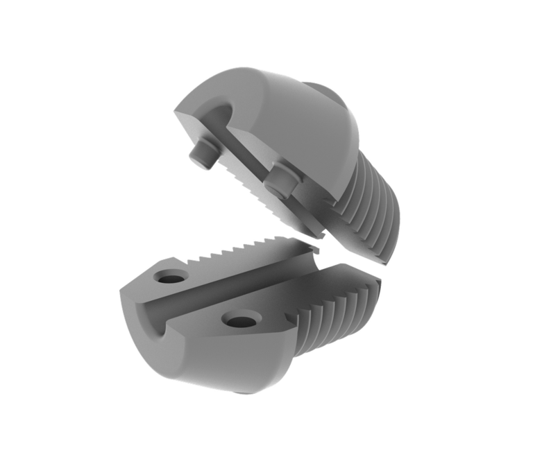 Leki Pezzo di ricambio Tappo di chiusura 12 mm (M8), grigio chiaro