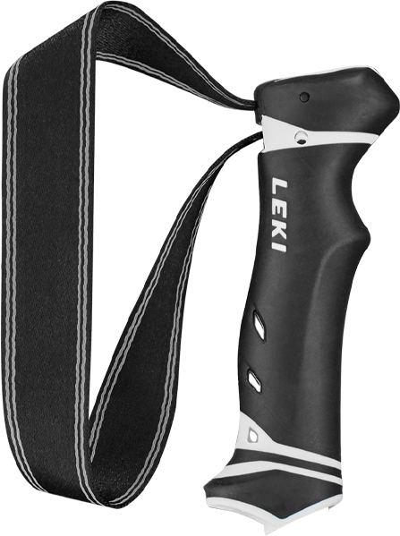 Leki Evocon Soft bastone, bianco-nero, 18 mm