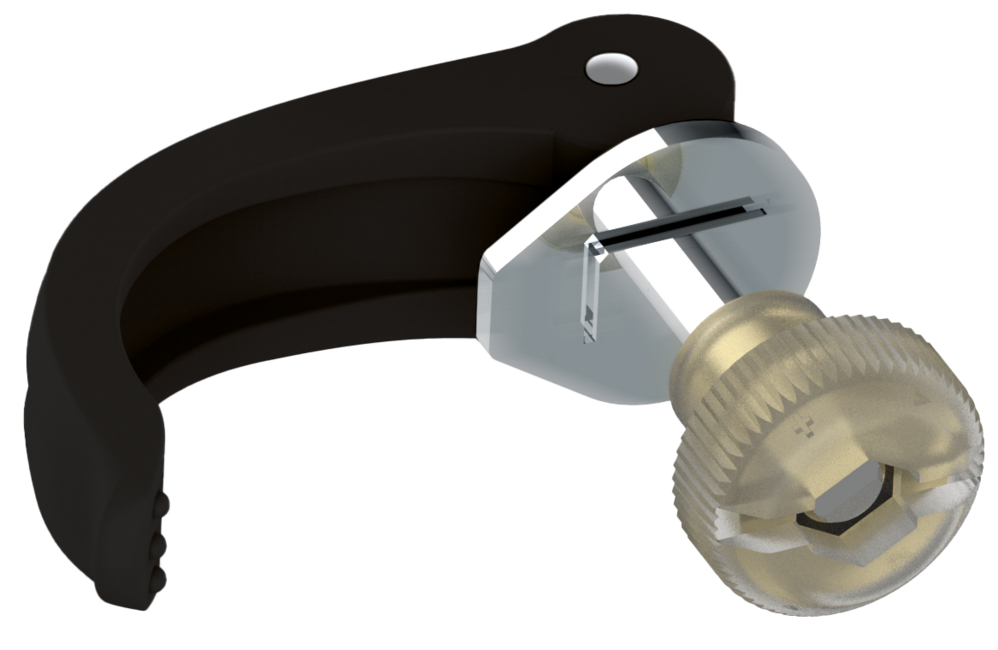 Leki Speed Lock 1 leva, nero, 20|18 mm