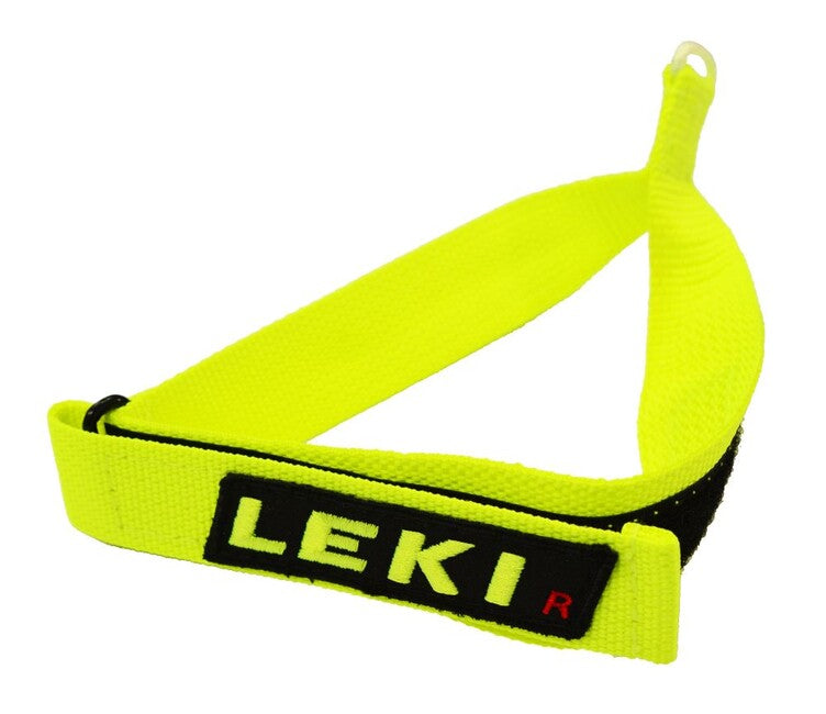 Leki Trigger S V- Race cinghie regolabili, giallo neon