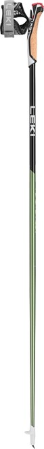 Leki Flash Carbon bastoncini da nordic walking, verde metallizzato-nero-giallo neon