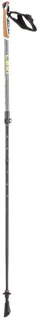 Leki Spin Shark SL bastoncini da nordic walking 100 - 130 cm, grigio argento-antracite scuro-calce