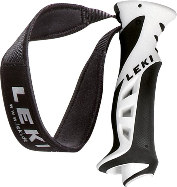 Leki PAS-V2 Impugnature con cinturino LSS-N 16 mm, bianco/nero