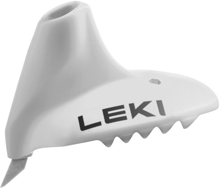 Leki Super Race Punte con piattini Vario Basket 9 mm, bianco