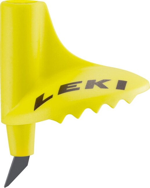 Leki XC Super Race Piattini con punta Basket 9 mm, giallo neon